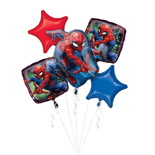 Spider Man Balloon Bouquet